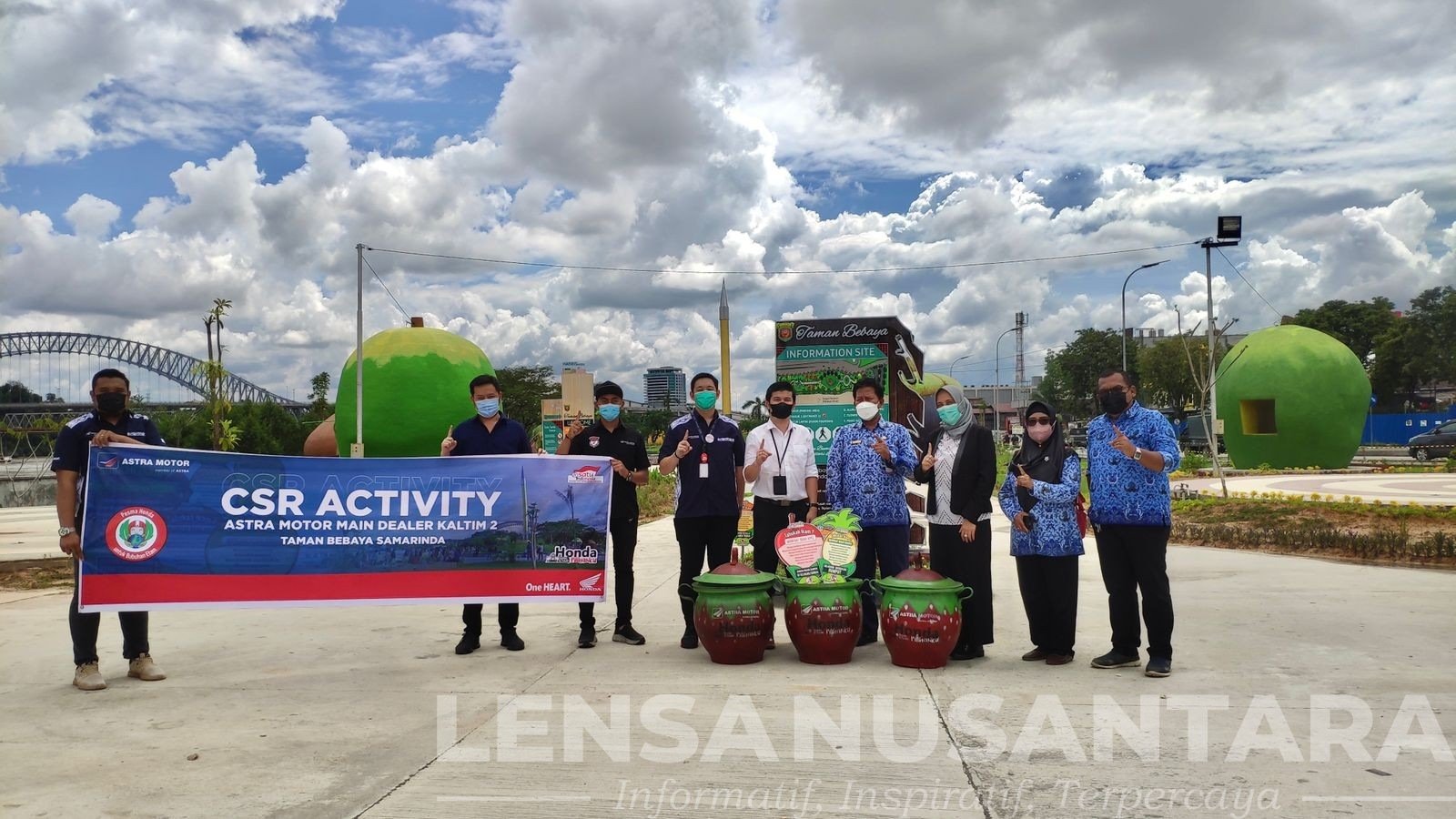 CSR Astra Motor Kaltim 2 Pengadaan Tempat Sampah Dan Plang Edukasi Di