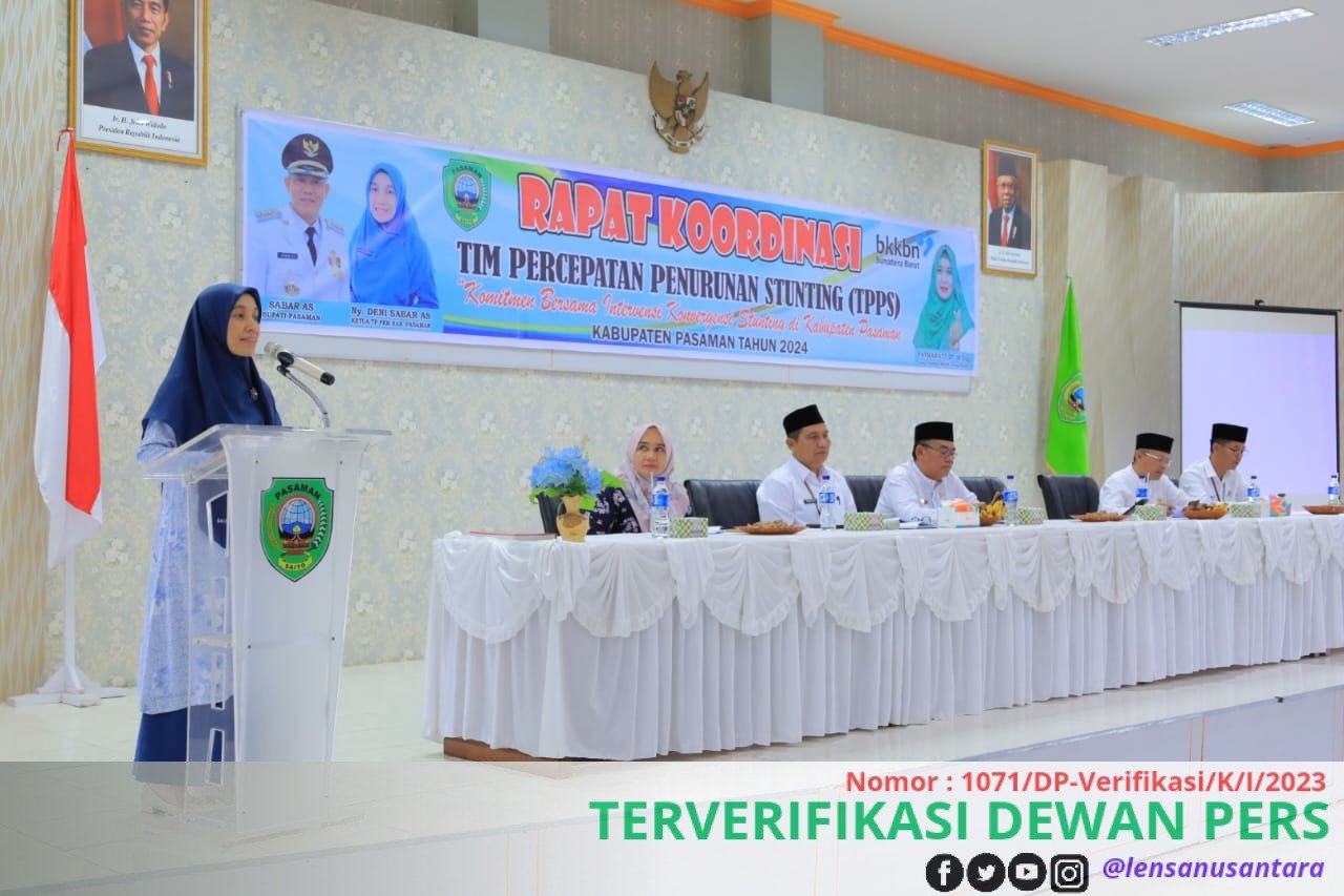 Komitmen Turunkan Stunting Pemkab Pasaman Gelar Rakor Lensa Nusantara