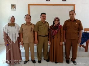 Kunjungan Serta Silaturahmi Korwil dan Pengewas Kecamatan Banjarsari di SMPN Satap 7 Lebak Banten