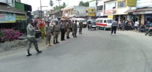 Polres Padang Bolak Bersama Tiga Pilar Lakukan Ops Yustisi Perbup NO. 41 Thn 2020