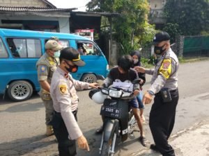 Masyarakat Tidak Memakai Masker Siap-siap Terjaring Operasi Yustisi di Tamansari