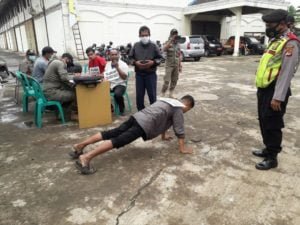 Cegah Penyebaran Covid 19, Polsek Cibinong Bogor Gelar Ops Yustisi