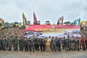 Pemkab Bogor Gandeng TNI Bangun Jalan Poros Tengah