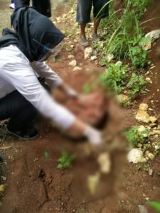 Polsek Cibinong dan SatReskrim Lakukan Penyelidikan Penemuan Dugaan Kerangka Manusia di Jalan Lingkar Lippi