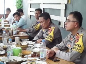 Kapolres Bantaeng Bersama Jajarannya, Gelar Silaturahmi Bersama Sejumlah Insan Pers