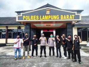 Kapolres Lampung Barat Terima Kunjungan Pengurus FPII Korwil Lampung Barat