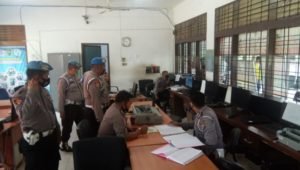 Propam Polres Kampar Terus Lakukan Optimalisasi Pengawasan Internal Penerapan Protokol Kesehatan