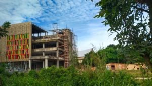 Pjs Bupati Kuansing Tinjau Pembangunan Perpustakaan