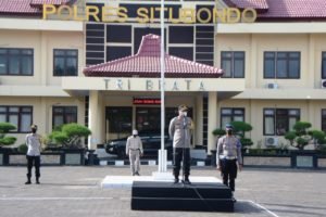 Arahan Kapolres Situbondo dalam Apel Pagi,Maksimalkan Peran Bhabinakmtibma Pilkada Damai Patuh Prokes