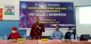PJJ Berlanjut, SMPN 01 Bondowoso Bekali Assesmen Diagnostik Bagi Guru