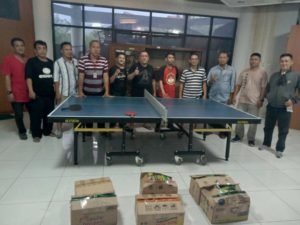 Pringati Hari Pahlawan, Pokja Wartawan Kabupaten Gelar Turnamen Tenis Meja