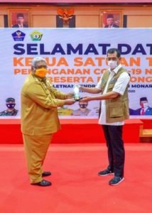 BNPB Pusat Berikan Hibah Dana untuk Penguatan Penanganan Covid-19 Dldan Mitigasi Kebencanaan