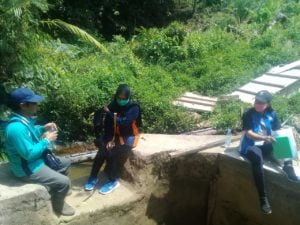 Penyerahan Proyek Sarana dan Prasarana Air Bersih dari Pihak PHO Cipta Karya PU Daerah Kepada Desa Seirahayu Dua