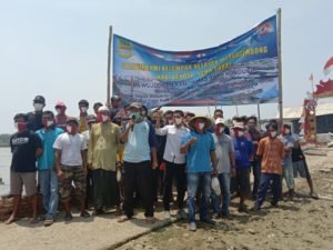 Kelompok Nelayan Pantai Muara Gembong Lakukan Deklarasi Kebangsaan