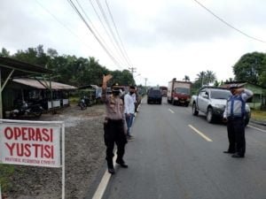 Operasi Yustisi di 6 titik ,Dilaksanakan Polres Tapsel dan Pemkab Tapsel