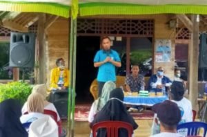 Paslon Berani Nomor Urut 02 Pasti Aman, Sapa Warga di Kecamatan Banjit Tetap Mematuhi Protokol Kesehatan