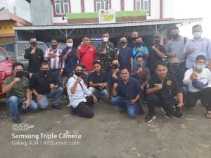 Pererat Silaturahmi Dandim 04/01 Muba Silaturrahmi dengan Awak Media