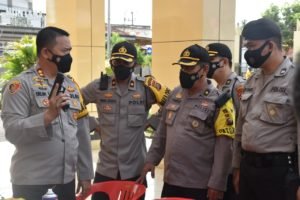 Usai Apel Pagi, Kapolres Muba Pimpin Pemeriksaan Senjata Api Milik Personel