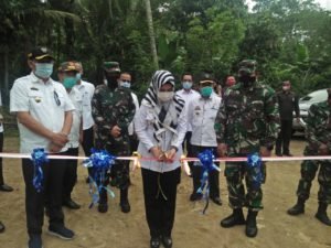 Bupati Tutup Karya Bakti TNI Kodim 0424 Tanggamus di Kecamatan Pugung
