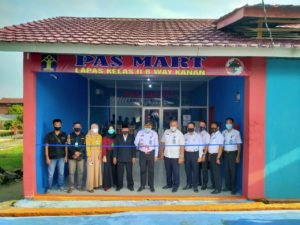 Gandeng Pihak lll LP Way Kanan Resmikan Mini Market Pas Mart, Kegunaan untuk Pengunjung di Dalam Lapas