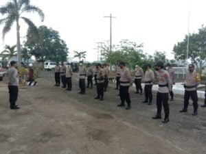 IPTU Zulkarnain Pimpin Langsung Apel Pengecekan PAM Siaga Untuk Tiga Pasangan Calon Bupati dan Wakil Bupati