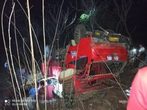 Akibat Truk NOPOL DE 8959 AV Mengalami Rem Blong, Dua Penumapang Tewas Ditempat