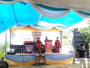 Pengukuhan Ketua dan Kepengurusan PAC Pemuda Pancasila di Kecamatan Gunung Labuhan Mengedepankan Protokol Kesehatan.