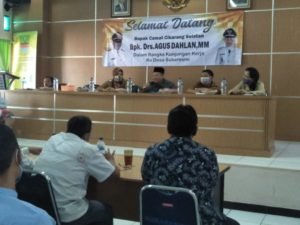 Kunjungan Kerja Kerja Camat Cikarang Selatan, Digelar di Ruang Aula Desa Sukaresmi
