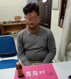 Sempat Buang BB Shabu ke Sungai, Pelaku Narkoba Ini Diringkus Resnarkoba Polres Kampar