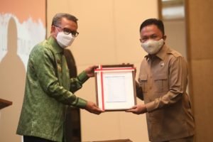 Bupati Bantaeng Hadiri Penyerahan DIPA Tahun Anggaran 2021