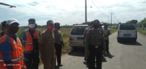 Kapolsek Batanghari Nuban Pimpin Langsung Oprasi Yustisi di Depan Mapolsek