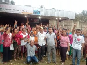 Tim Pemenangan HD-Firman Melaksanakan Latihan Acara Tariak Maena yang Dilaksanakan Pada Tanggal 21 November 2020