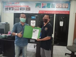 Sofwan Ali Resmi Kembalikan Berkas Balon Ketua Pokja Wartawan Kab. Bogor ke Panitia