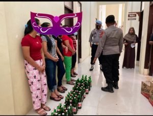 Tim Gabungan Polres Palas Sita Ratusan Botol Miras
