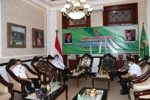 PPKM Darurat, Forkopimda Bondowoso Vidcon bersama Wapres RI
