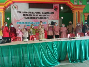 Zainuddin Anggota DPRD Kabupaten Tanggamus Fraksi PDIP Komisi IV Jaring Aspirasi di Kecamatan Wonosobo