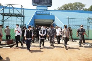 Forkompimda Jatim Cek Serbuan Vaksinasi di Stadion Gajayana Malang