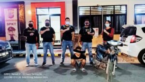 Team Tarsius Polres Bitung Ringkus Pelaku Pencurian Sepeda Motor dengan Modus Pura-pura Pinjam Motor