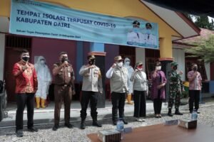 Ketua Satgas Buka Tempat Karantina dan Isolasi Terpadu Covid-19 Kabupaten Dairi di TWI
