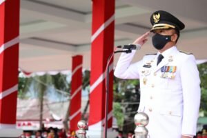 Bantaeng Gelar Upacara HUT Proklamasi Kemerdekaan RI ke-76 Sesuai dengan Protokol Kesehatan