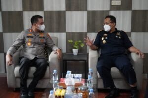 Kapolres Pelabuhan Tanjung Perak Terima Kunjungan Kepala Bea Cukai