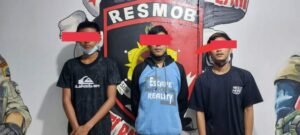 Pelaku Pengrusakan dan Pengancaman Diringkus Team Resmob Polres Bitung