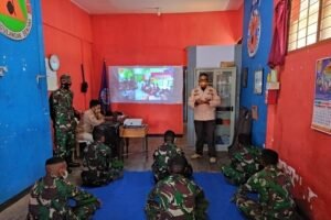 11 Dikjurba Otsus Kodim 0822 Mendapatkan Pembekalan dari BPBD Bondowoso