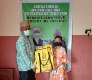 Bantu Warga Ditengah PPKM Level 3, RPK Kabupaten Bondowoso Sebar Sembako