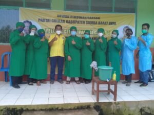 DPD Partai Golkar bersama Tim Medis Puskesmas Gelar Vaksinasi 3.000 Warga SBD