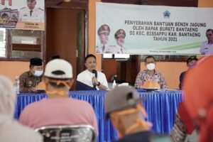 Ilham Azikin Bagi-bagi 95 Ton Benih Jagung Gratis ke Petani