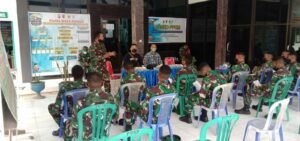 Jalin Keakraban, Bintara Otsus Kodim 0822 Bondowoso Berkunjung Kantor Kelurahan Nangkaan