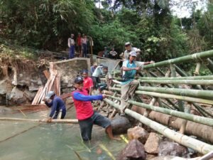 Bendungan Hancur Akibat Banjir, Tiga Pekon di Kecamatan Semaka Berharap Pembangunan Bendungan Way Tebing