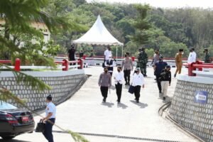 Forkopimda Jatim Dampingi Presiden Resmikan Bendungan Bendo Ponorogo