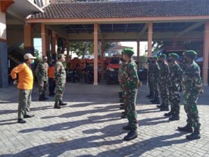 Dikjurba Otsus Kodim 0822 Mendapatkan Pembinaan Tanggap Bencana dari BPBD Bondowoso